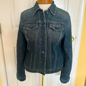 GAP Blue Jean Jacket Tailored Fit